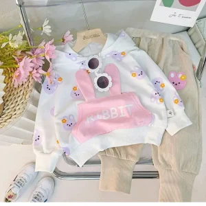ست هودی وشلوار خرگوشی
