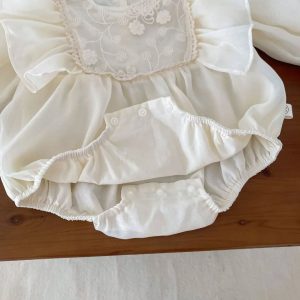رامپر دخترانه گلدار